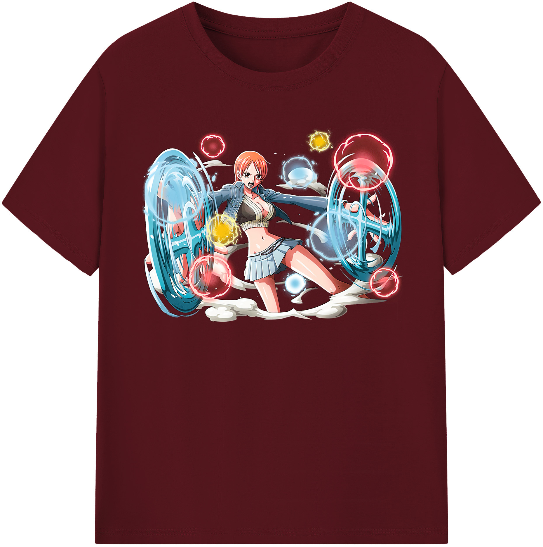 ワンピース ナミ ONE PIECE Nami 綿100％半袖Tシャツ（フロントプリント）